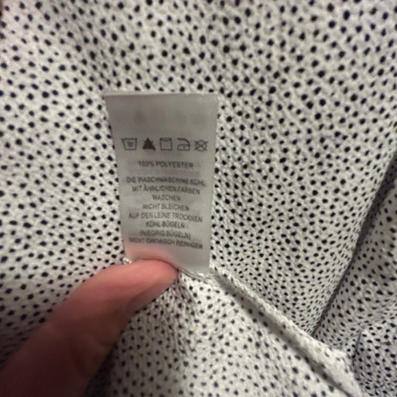 Carolina Belle blouse, S/P, white w/ black dots - Picture 2 of 8